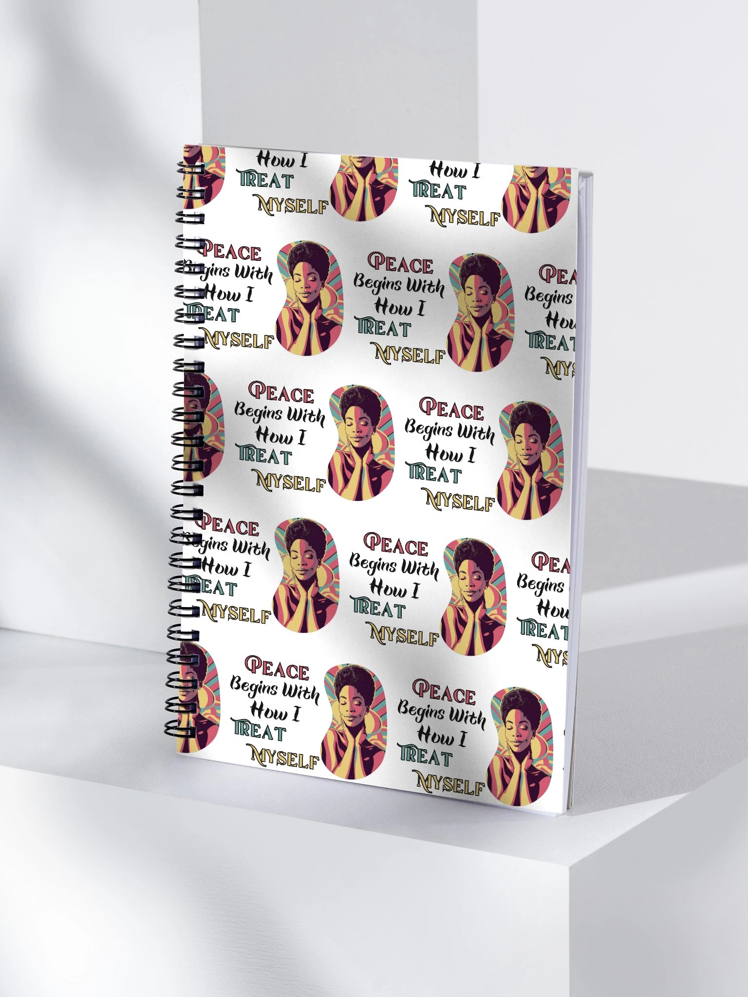 Peace Dotted Notebook product image (3)