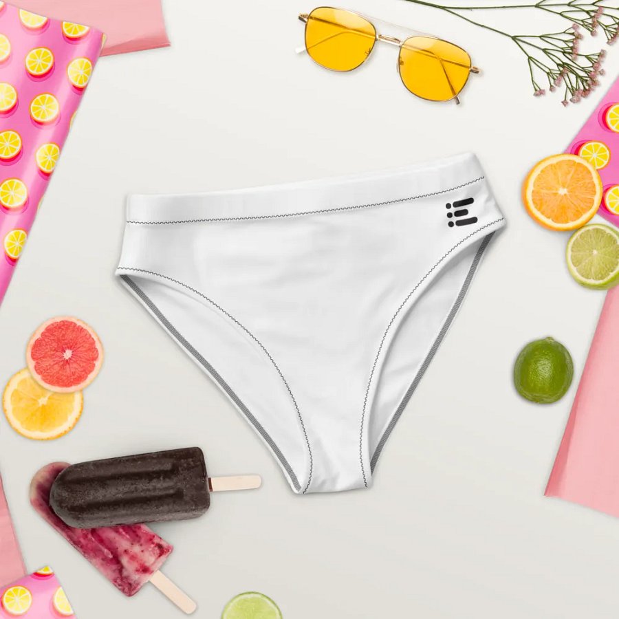 All-Over Print High Waisted Bikini Bottom product image (11)