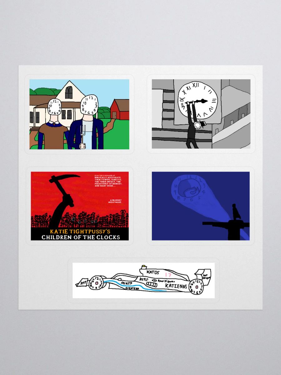 American Gothic, Safety Last, Children of the Corn, Batman, F1 Clock Stickers product image (1)