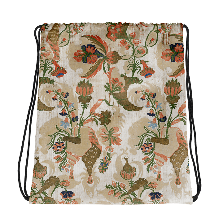 Symmetrical Floral. Drawstring Bag product image (1)