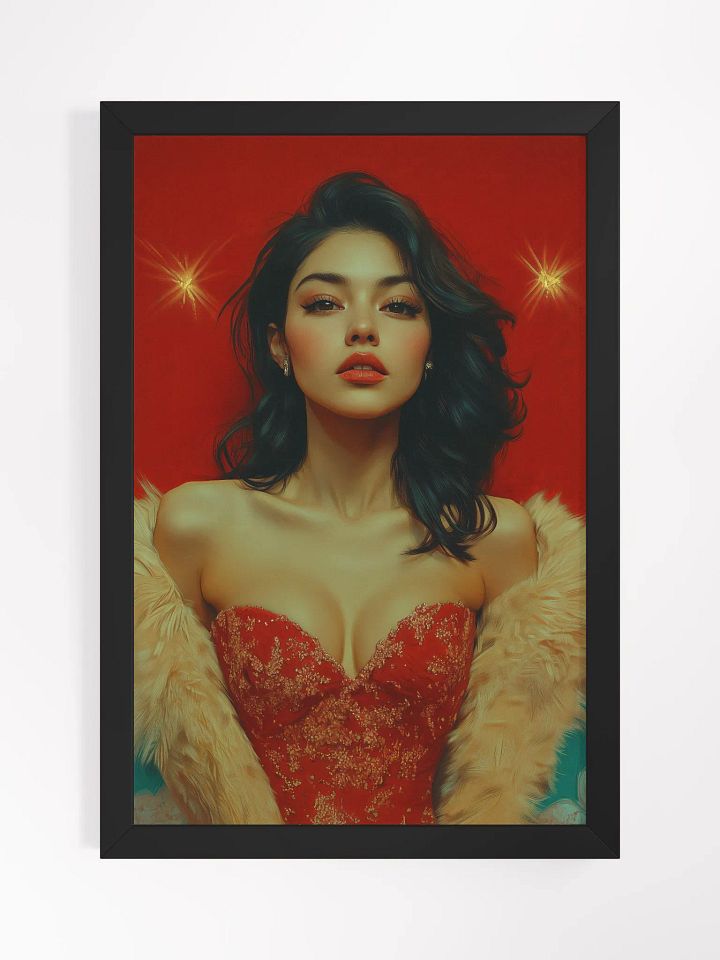 Golden Hour Glamour Poster - Framed product image (2)