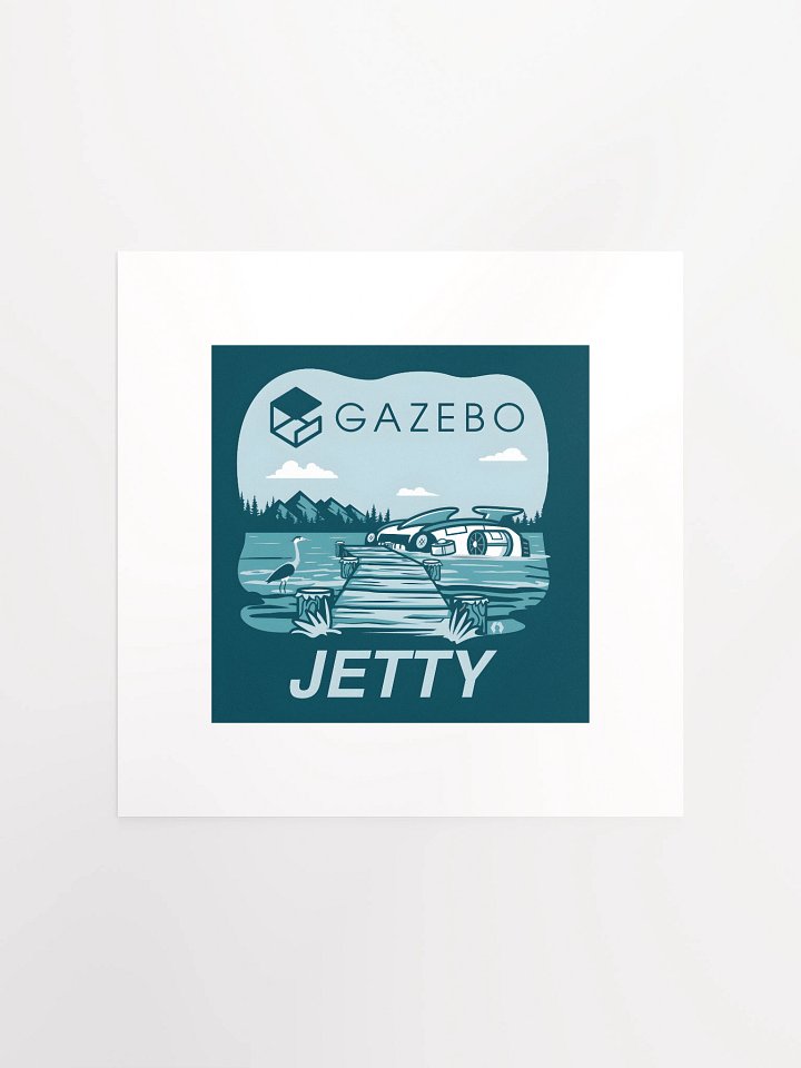 Gazebo Jetty unframed poster product image (2)