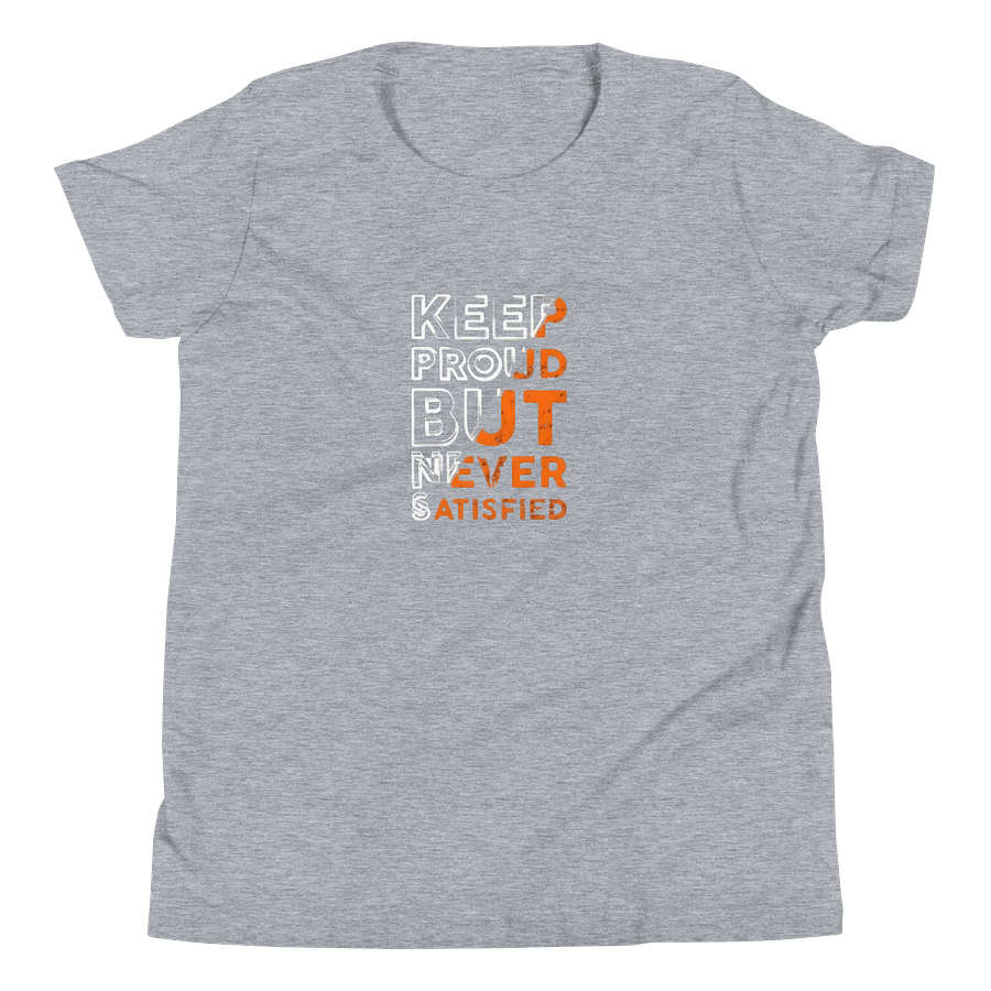 Youth Short Sleeve T-Shirt Keep Proud Lettering Worlds product image (4)