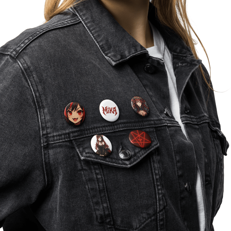 BITE CLUB: Mika Akakuma Button Set product image (5)