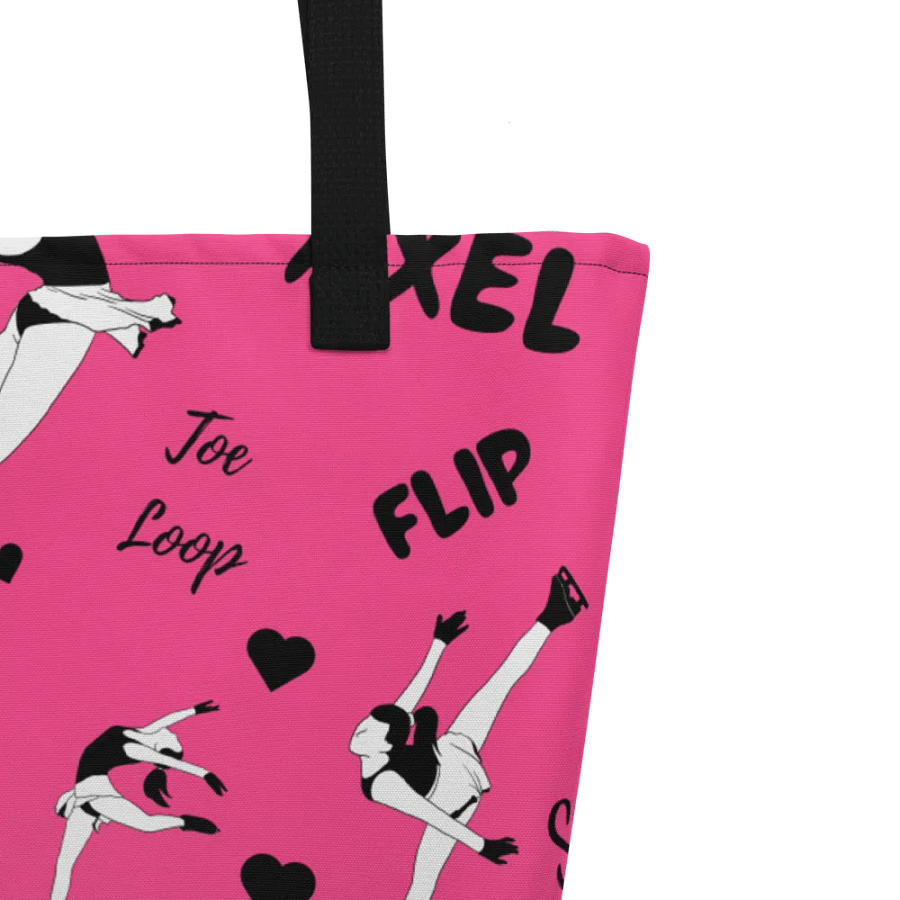 Ice skating Print Tote bag - Pink product image (5)
