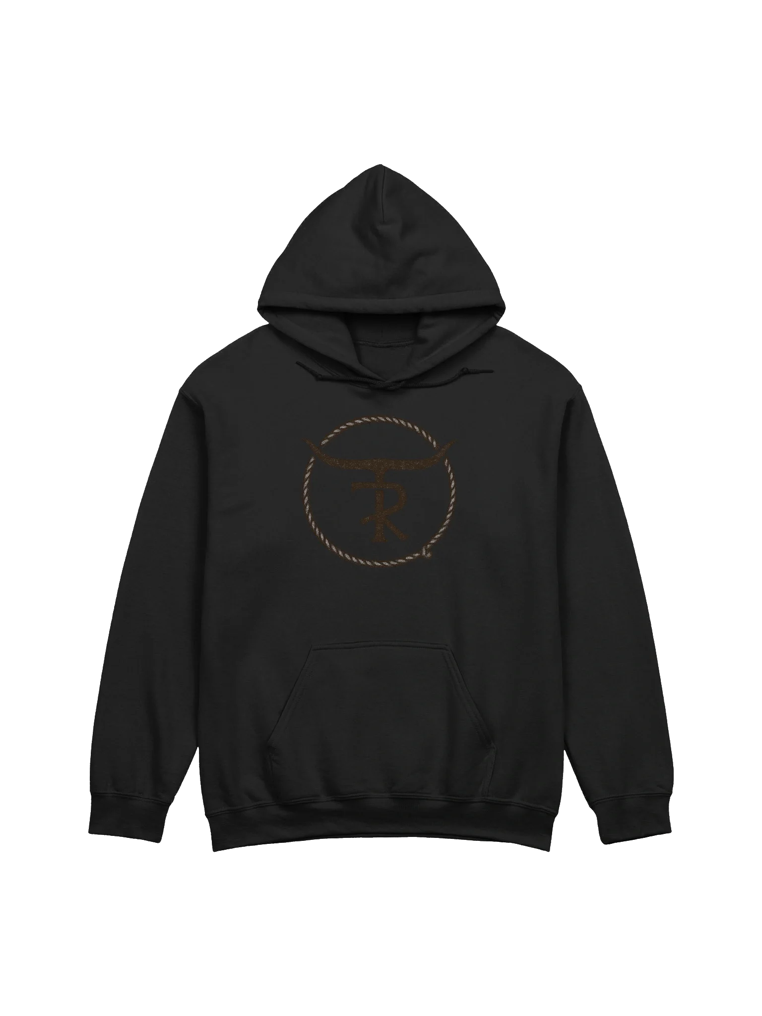 Rustic "TR" Branding Iron Logo Hoodie product image (1)