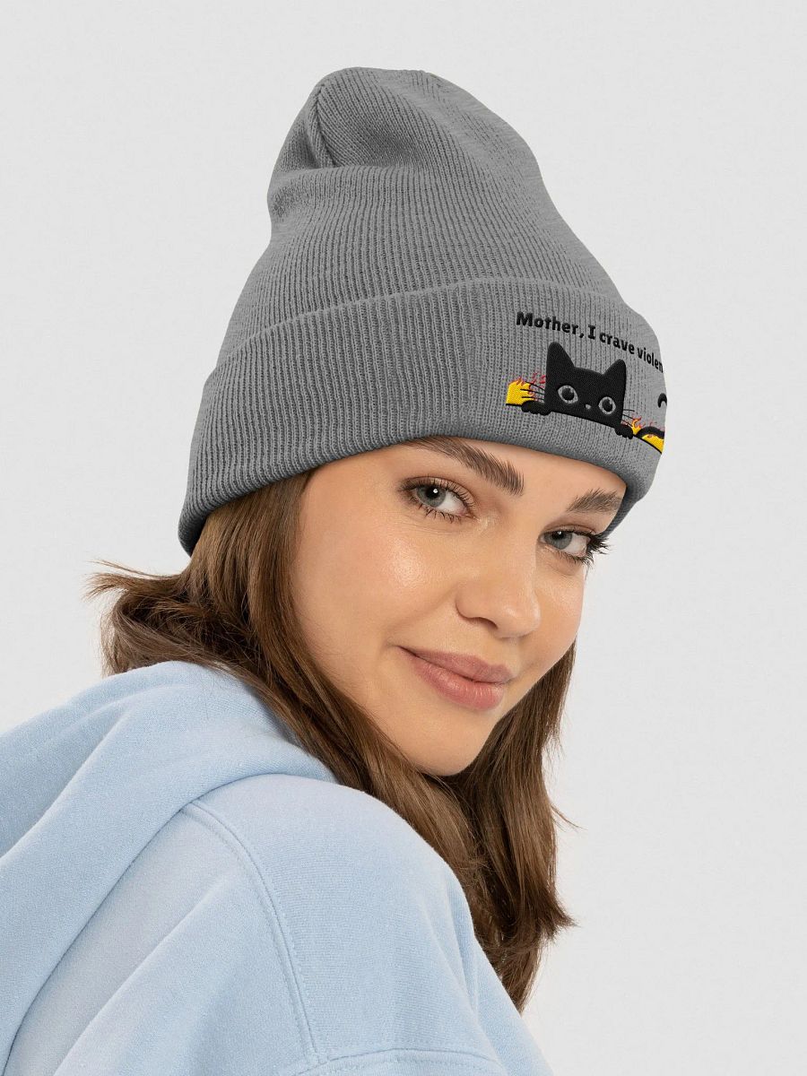Mother, I Crave Violence Beanie product image (7)