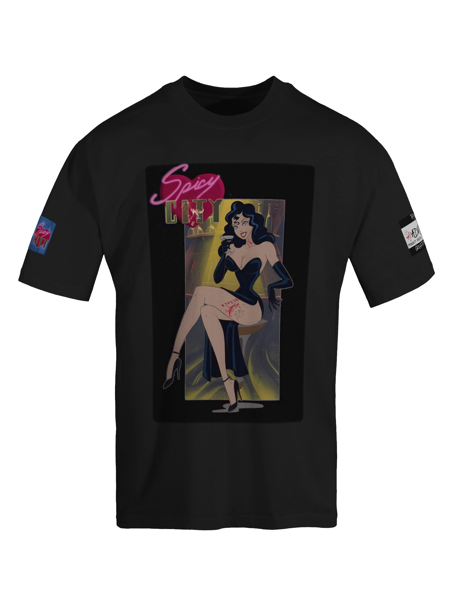 spicy city raven vintage tee shirt product image (11)
