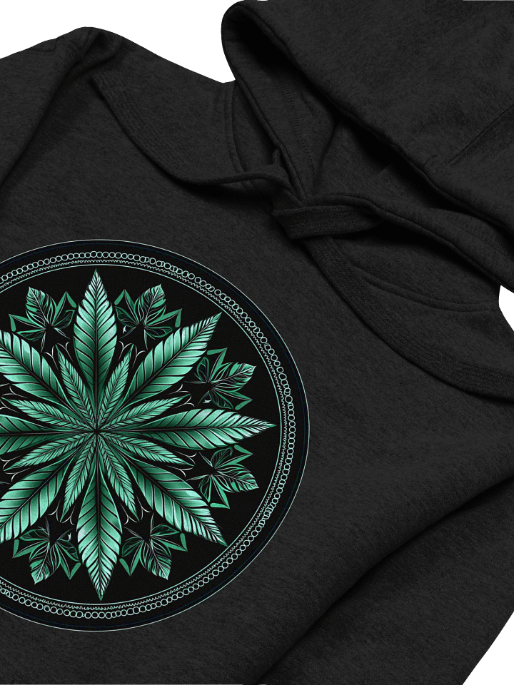 High Vibes Marijuana Mandala Premium Unisex Hoodie product image (2)