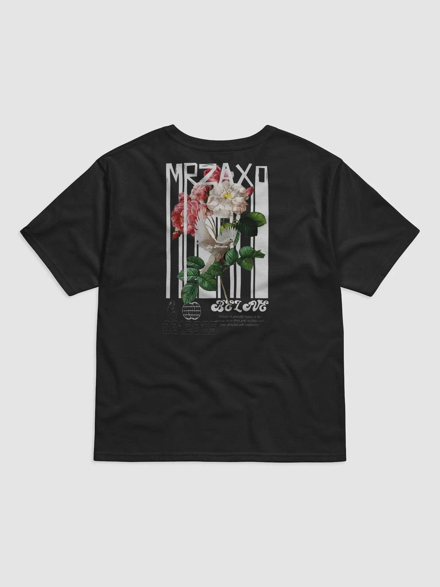 Camiseta Overside Estampado Flores Oscura | MrZaxo x Champion product image (6)