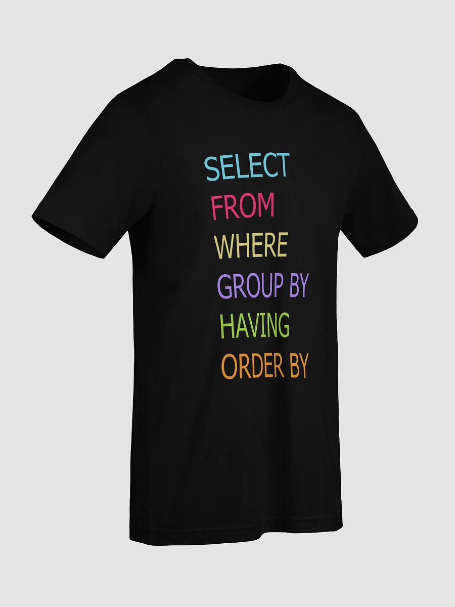 SQL Order of Operations T-Shirt product image (21)