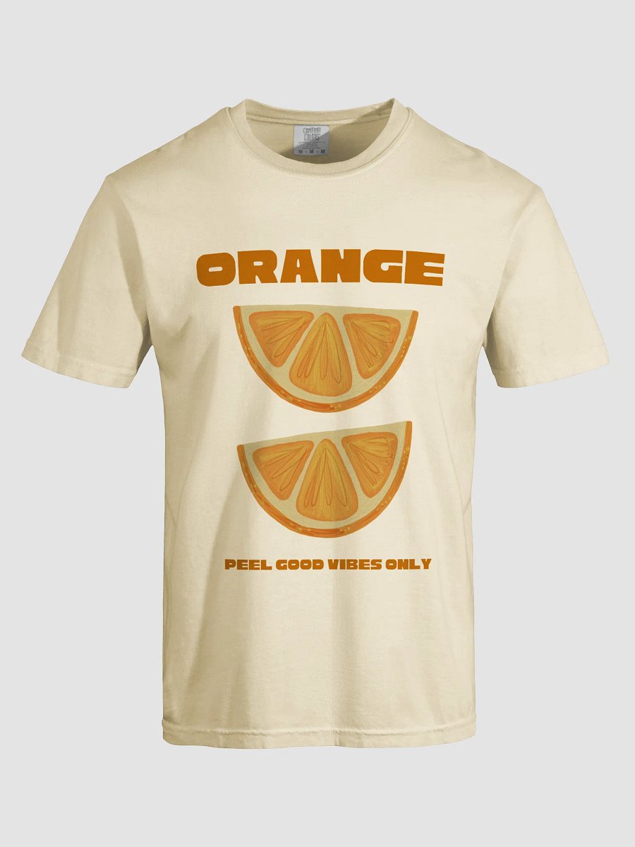Peel Good Vibes Only – Orange Slice Aesthetic Shirt product image (66)