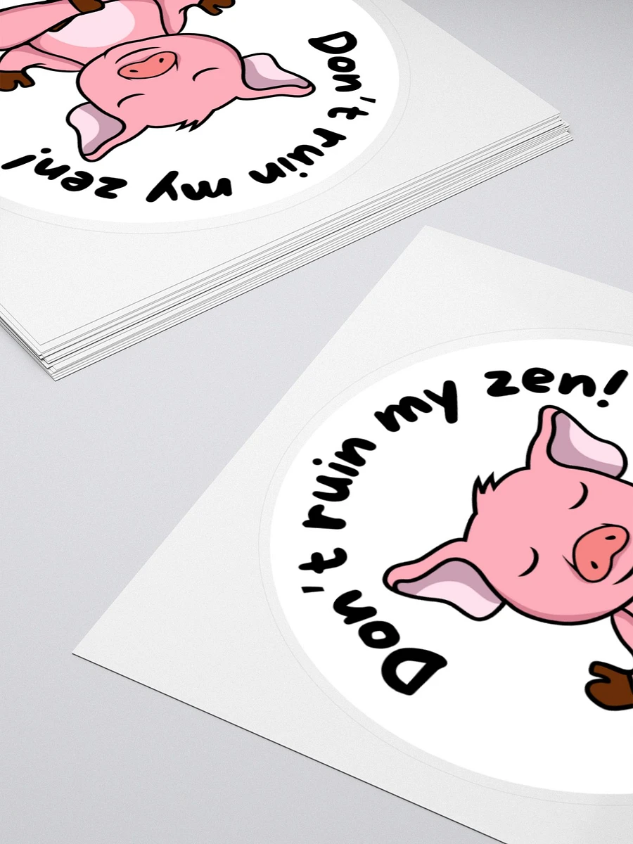 Piggy Zen Sticker product image (4)