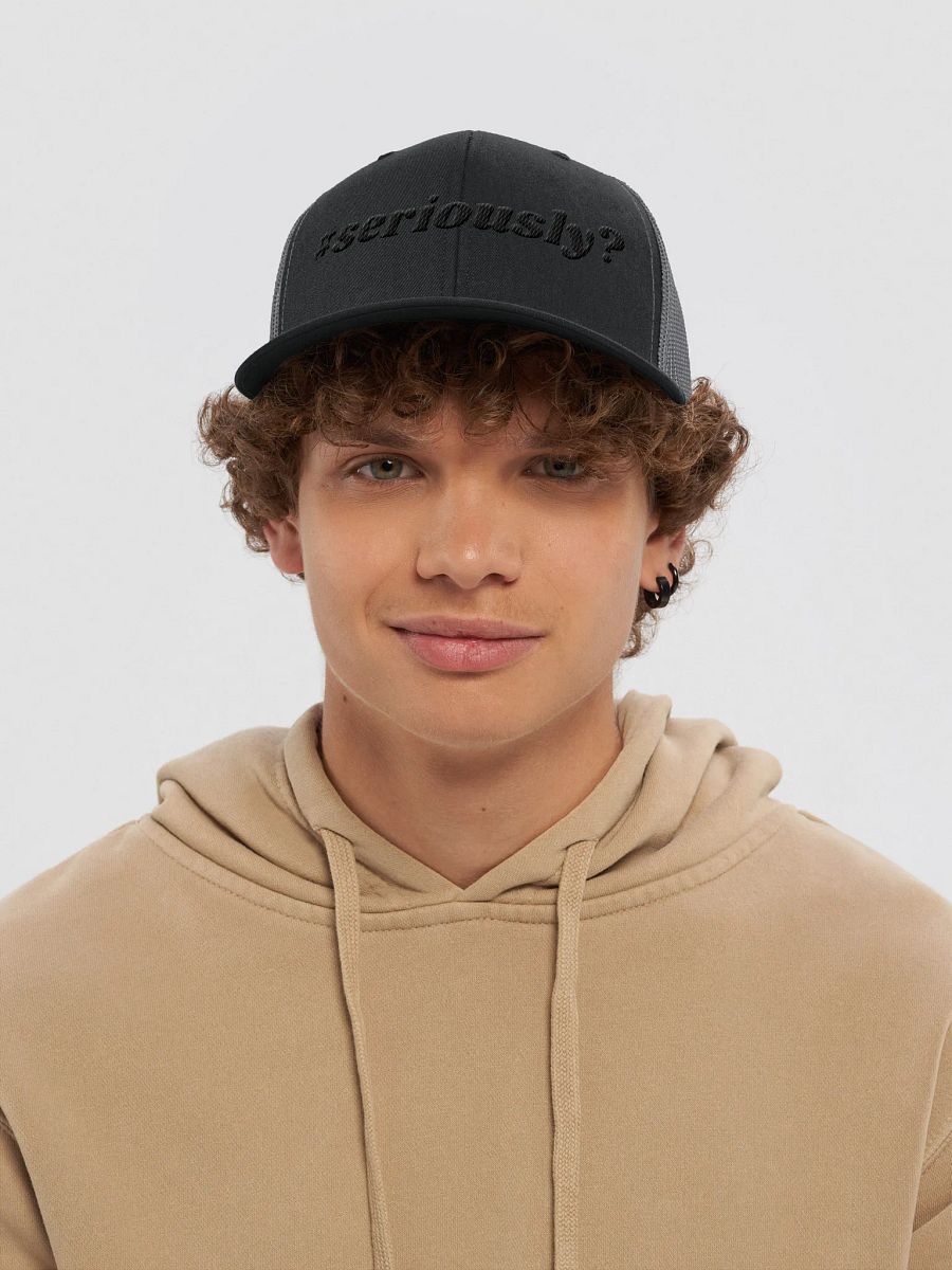 Seriously? (Blk) Trucker Hat product image (40)