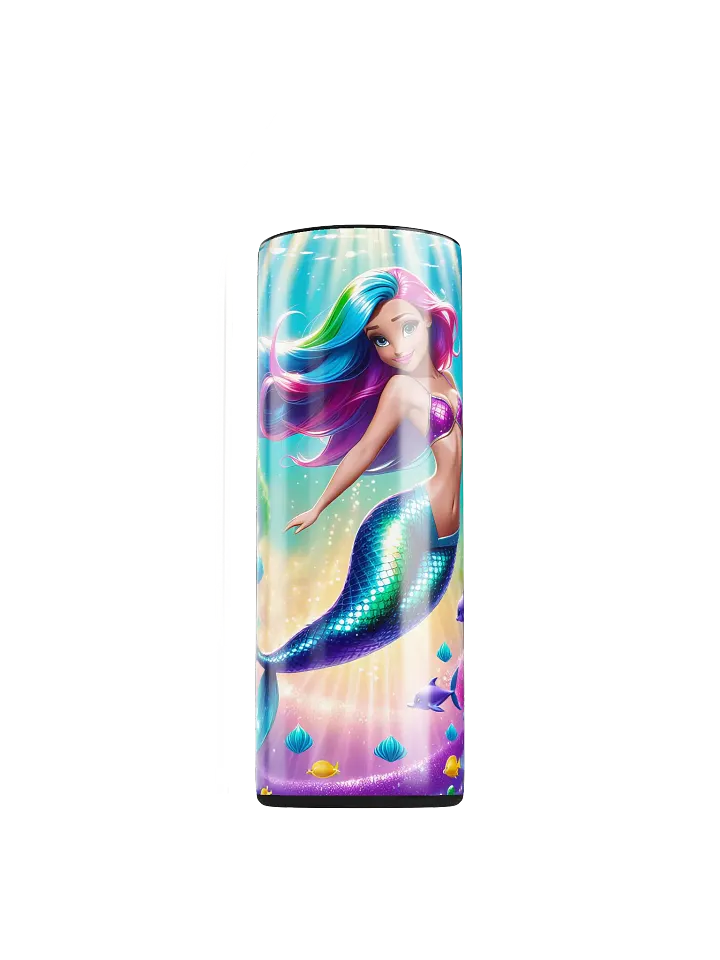 Mermaid Princess 20 oz Skinny Stainless Steel Tumbler - v4 product image (1)