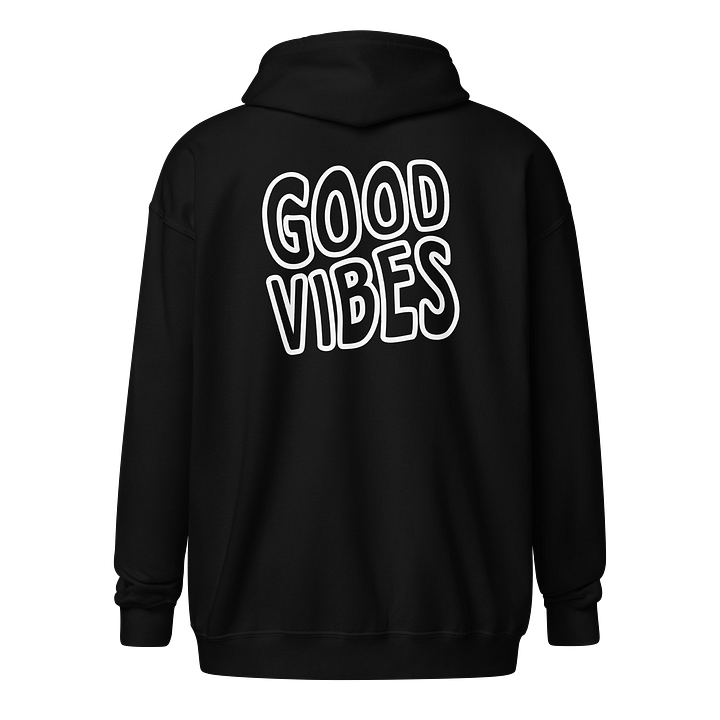Good Vibes - Embroidery Zip Hoodie product image (2)