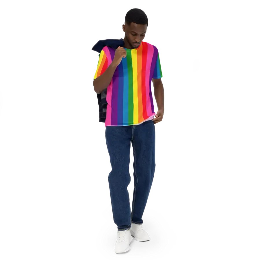1978 Rainbow Pride Flag = 8-Color - All-Over Print Shirt product image (8)