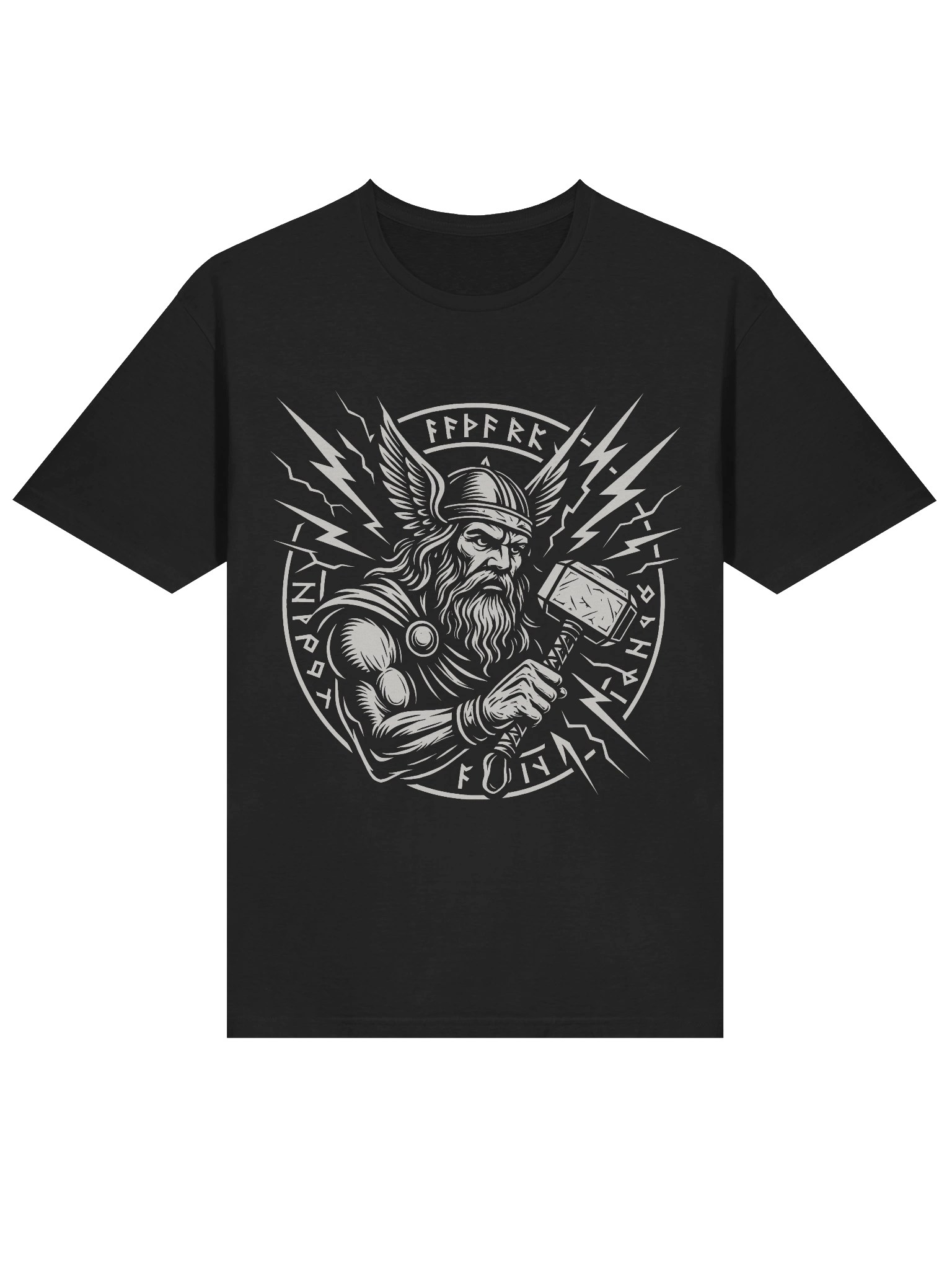 Gildan Unisex Softstyle T-Shirt – Thor God of Thunder Viking Print product image (3)