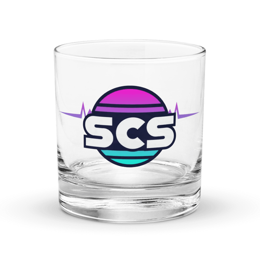 SCS LOGO ROCKS GLASS product image (1)