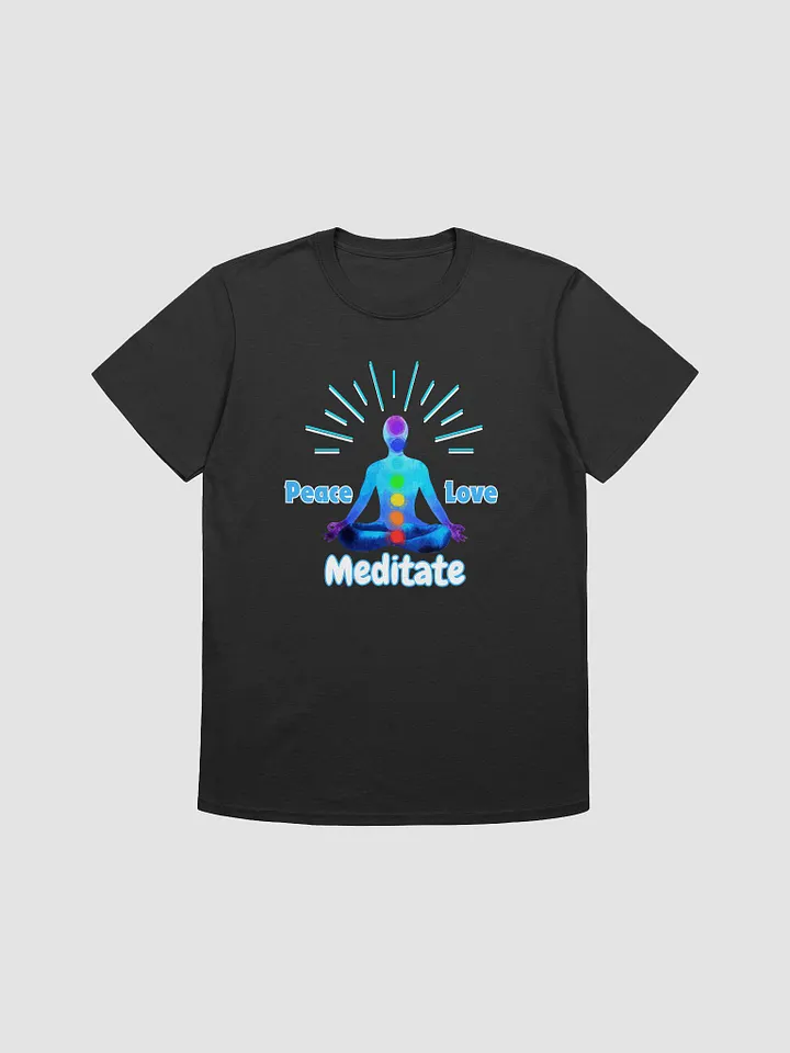 Peace Love Meditate Unisex Softstyle T-Shirt product image (1)