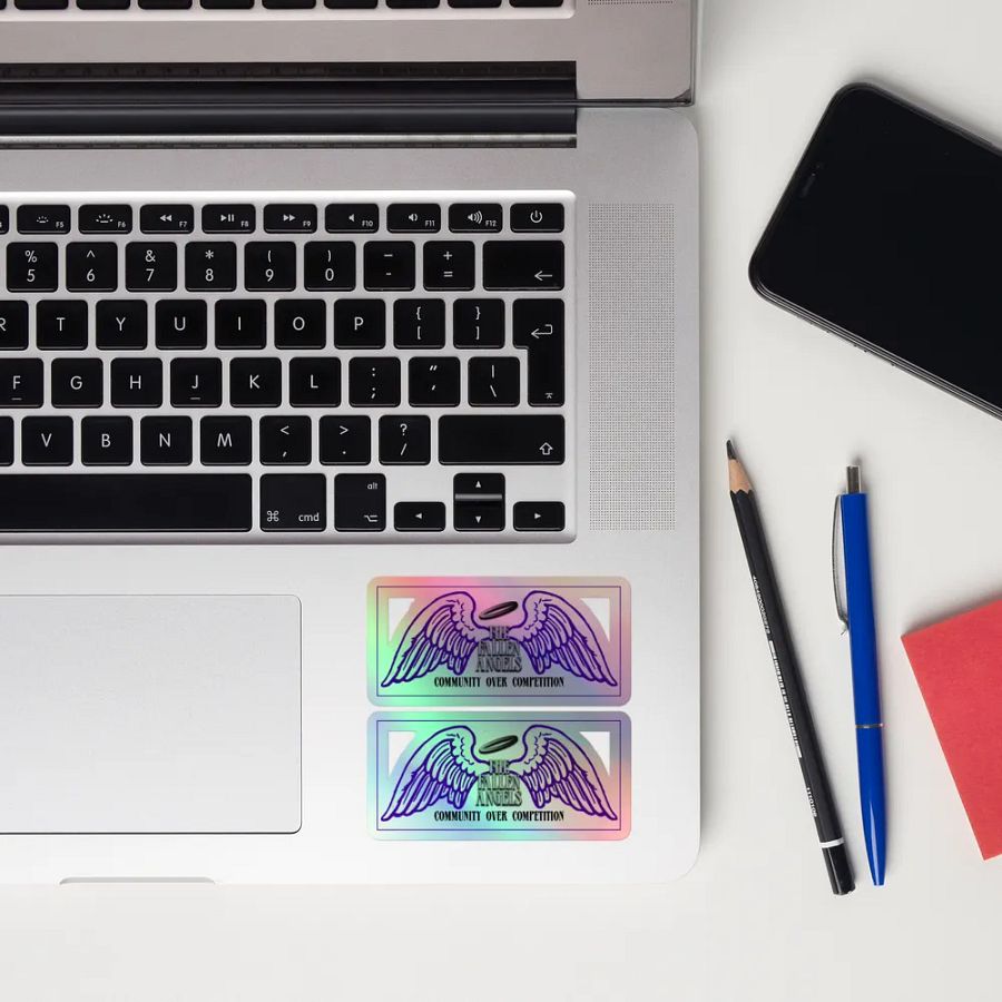 Fallen Angel Emblem Holographic Stickers x2 Stickers product image (10)