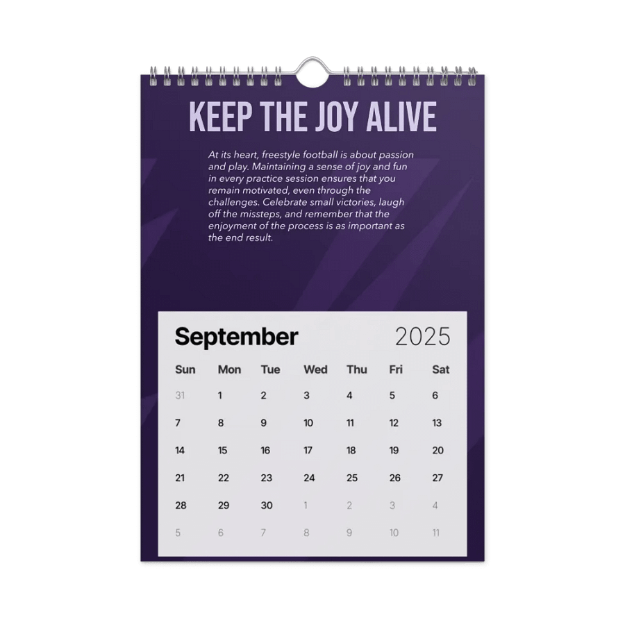 Flair20 Laws of Freestyle Football Calendar product image (10)