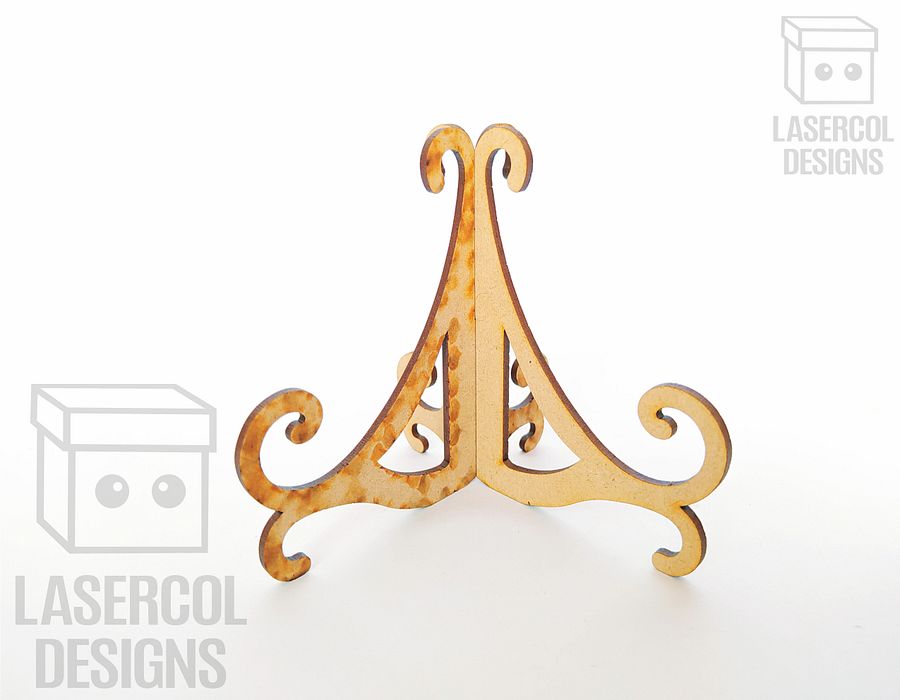 Easel Plate Stand Set 4 - Laser Cut Files product image (2)
