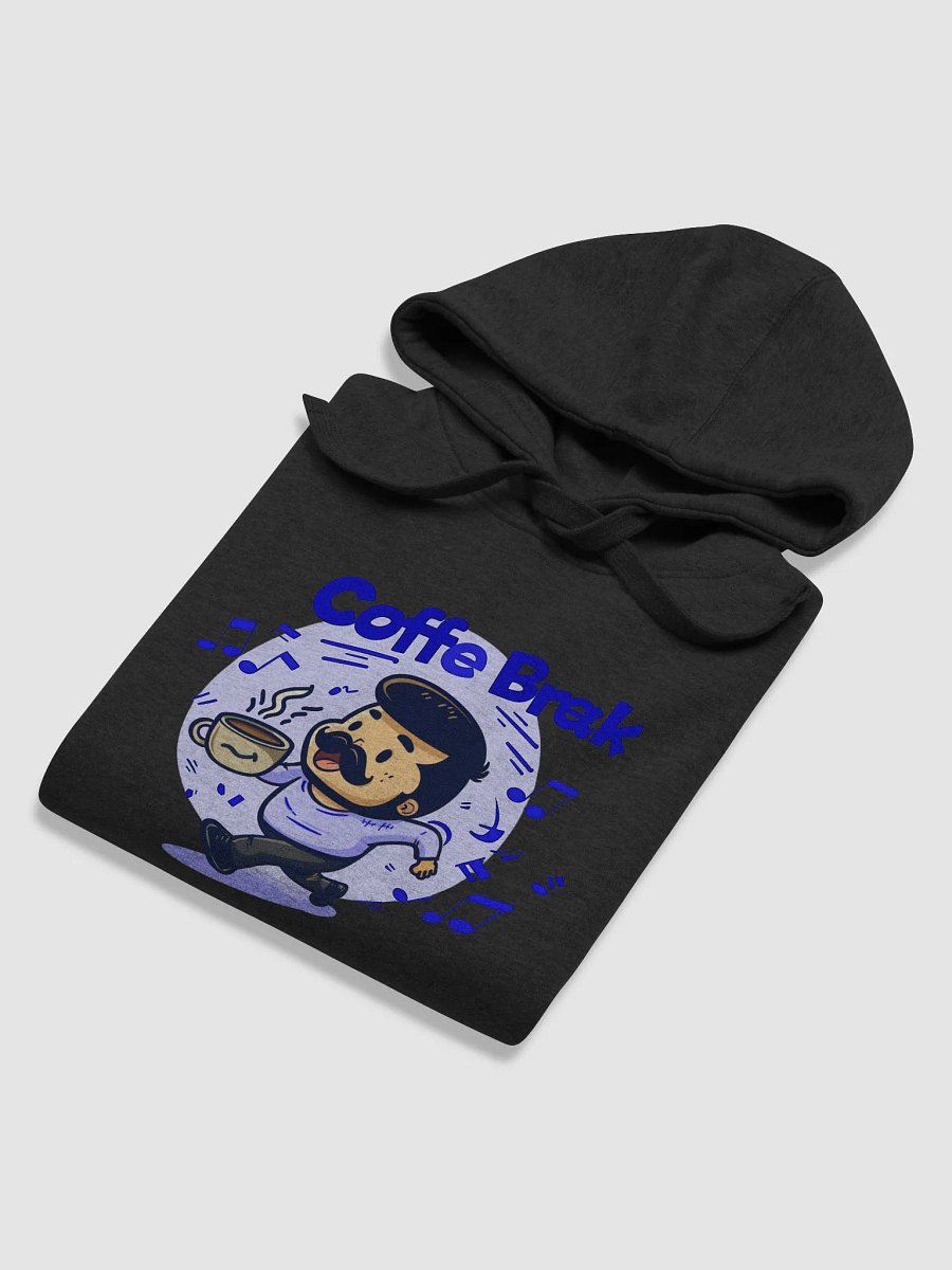 Coffee Break Hoodie Blue Variant (Large Logo) product image (6)