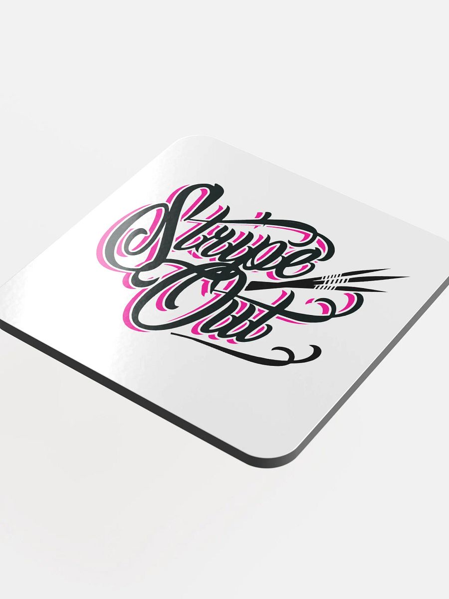 Cork-back coaster - Stripeout product image (4)