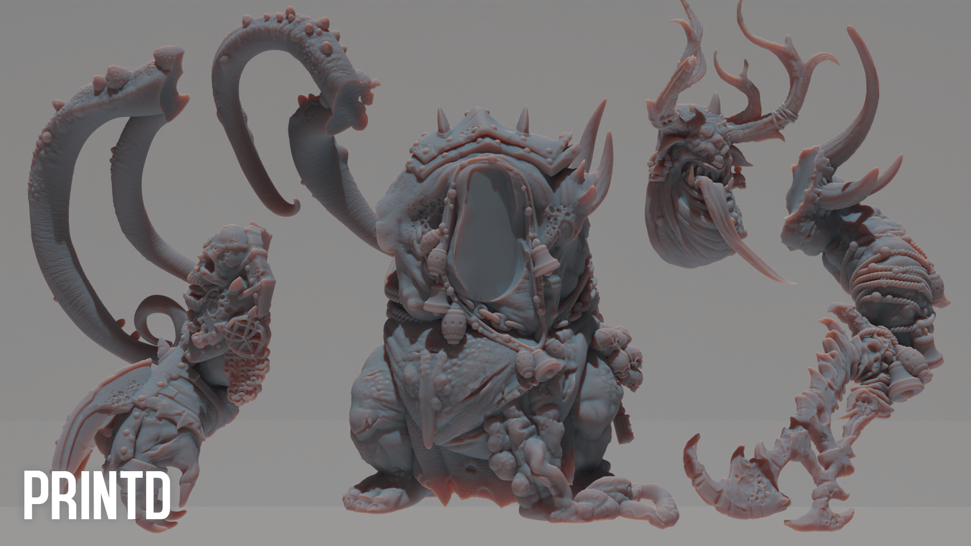 Bozzoth Greater Plague - Demon Resin 3D Printed Model product image (6)