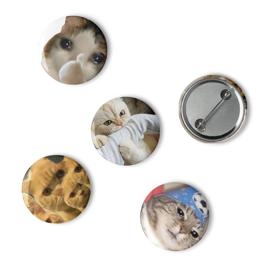 Set of Pin Buttons: Meme Cats 3 product image (6)