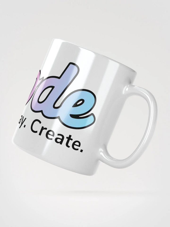 Episode White Glossy Mug With Gradient Logo product image (2)