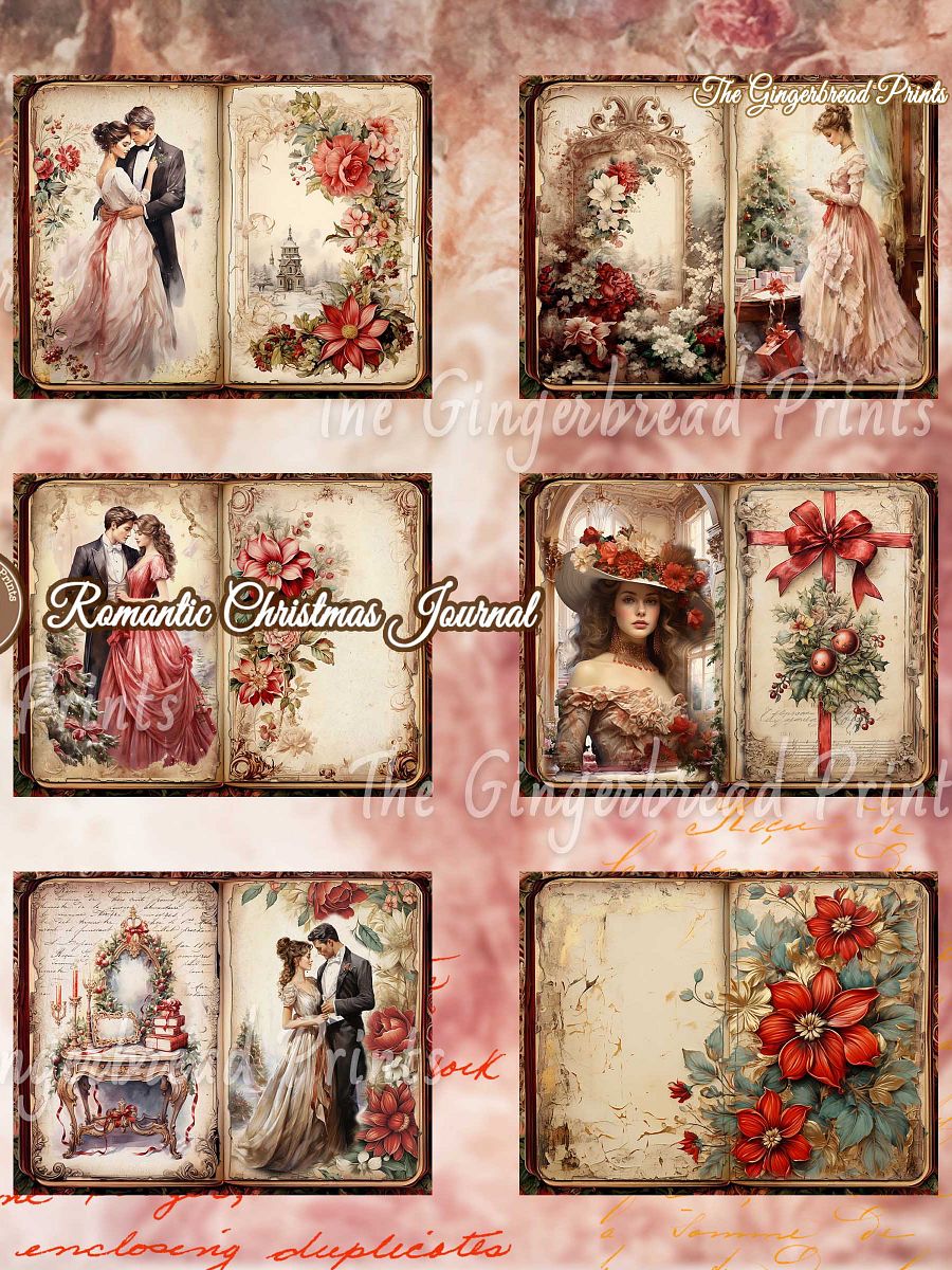Romantic Christmas Journal kit Digital download only product image (7)