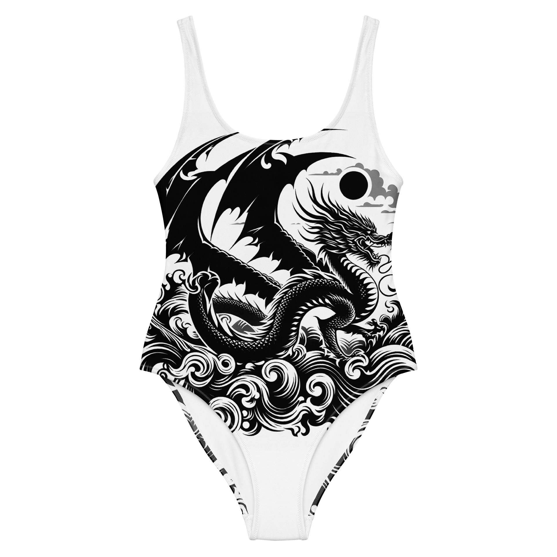 black and white dragon product image (2)
