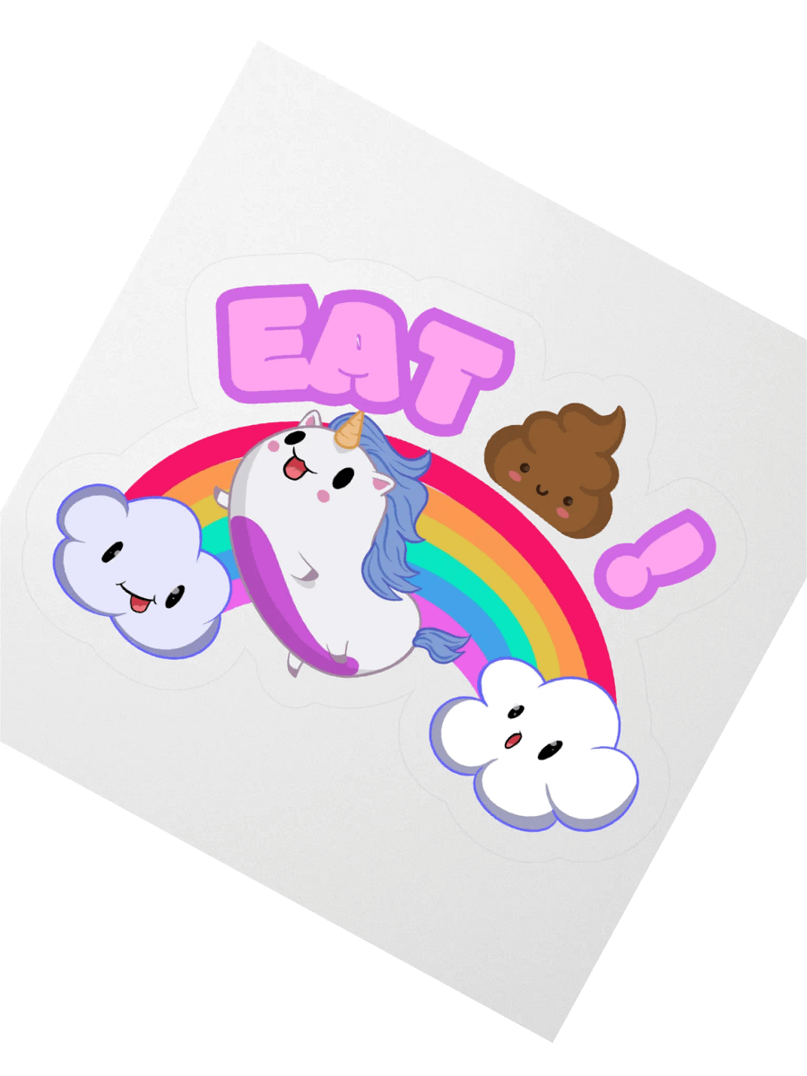 My kawaii eat shit unicorn product image (8)