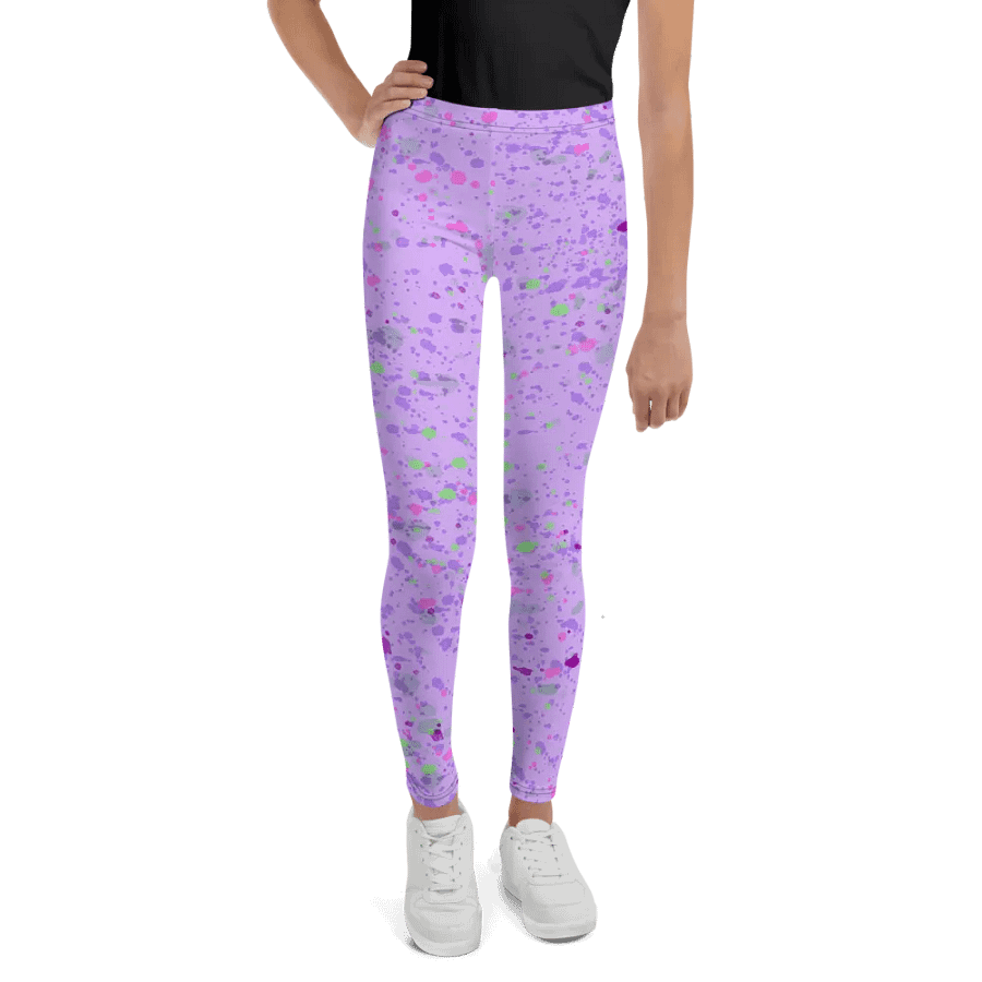 Youth Leggings - Lavender Splash product image (1)