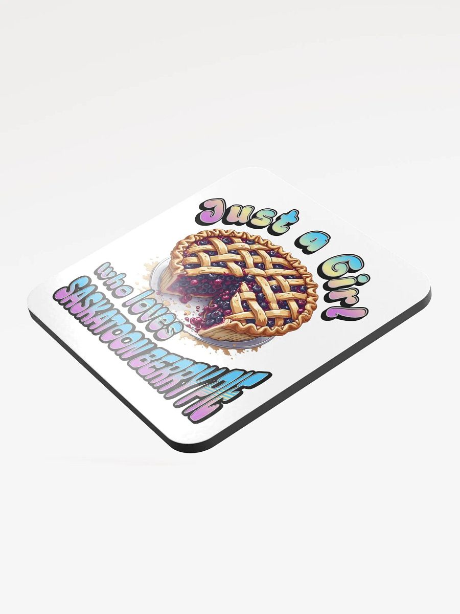 Just A Girl Who Loves Saskatoon Berry Pie Coaster product image (4)