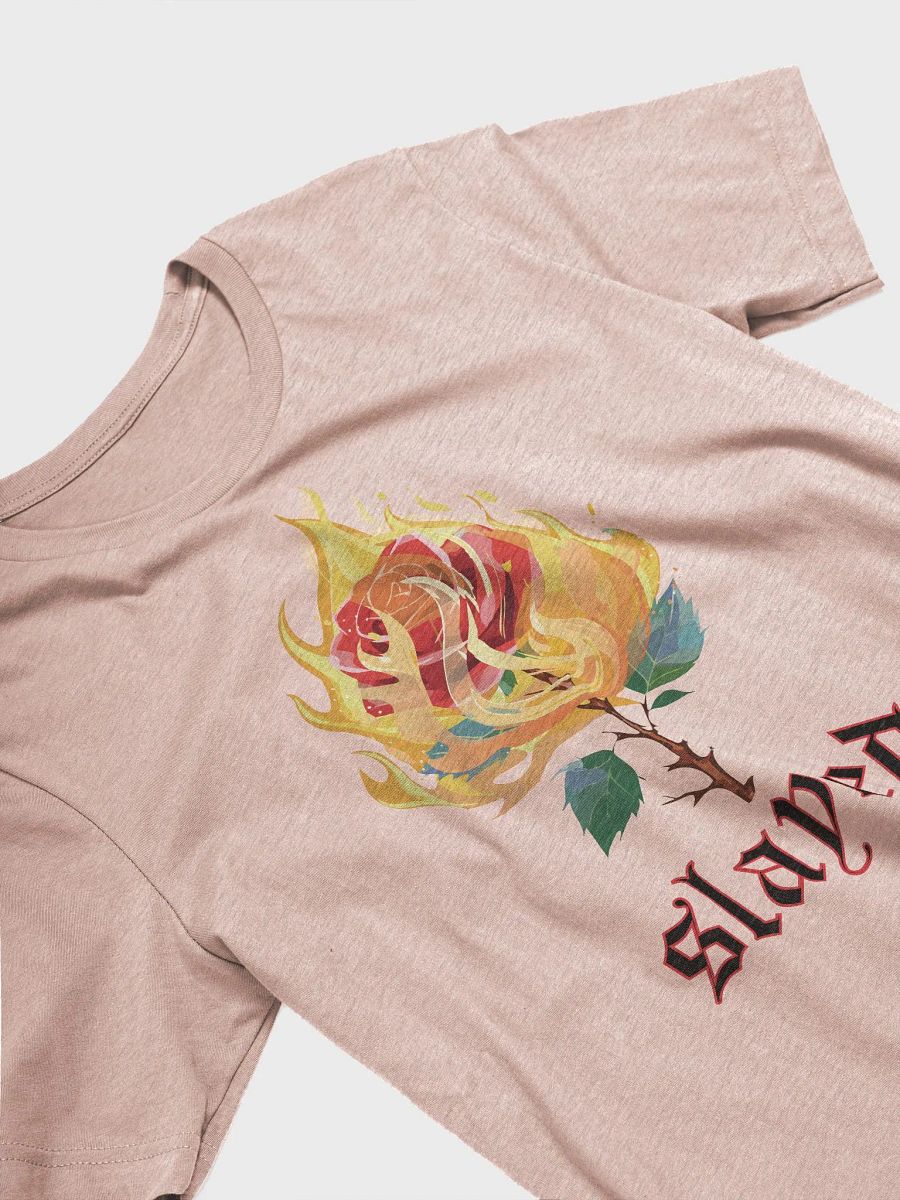 Slayed Flaming Rose T-Shirt product image (33)