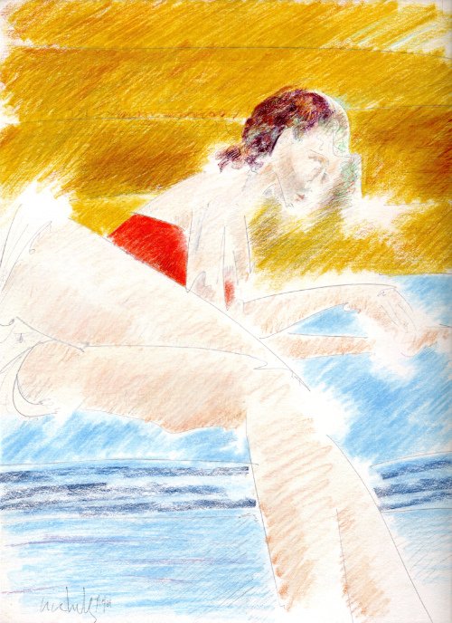 San on Blue Blanket 07.18.84 print product image (1)