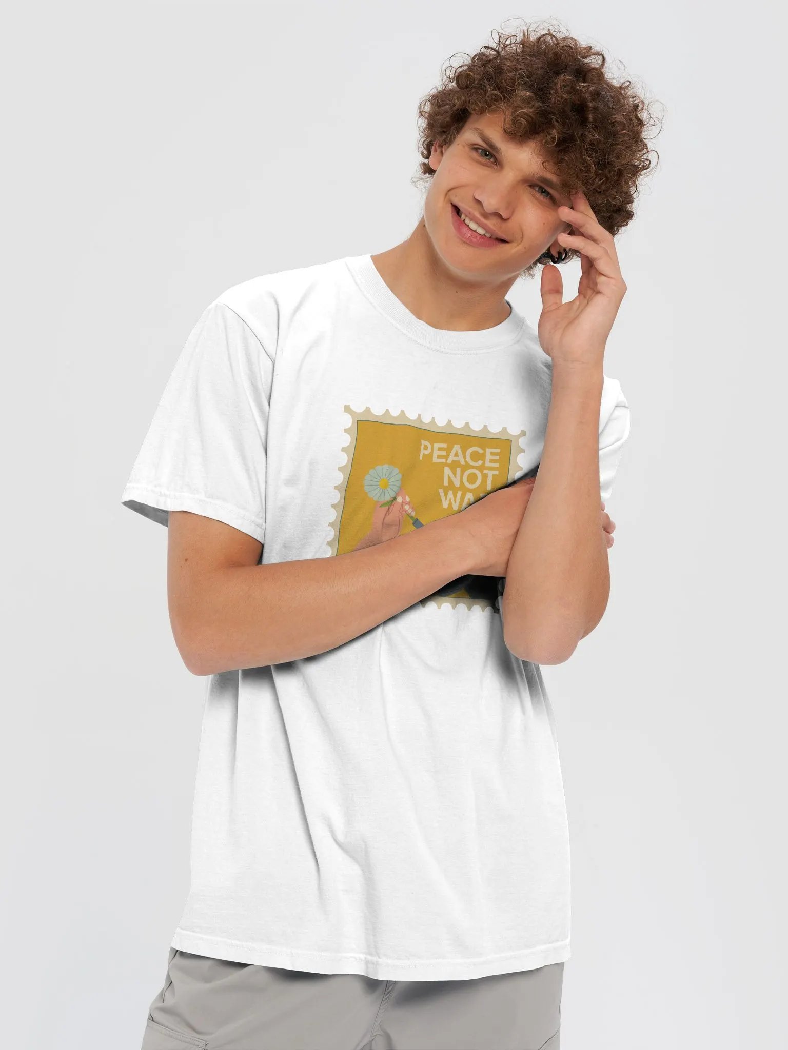 Peace Bloom Heavyweight Tee product image (5)