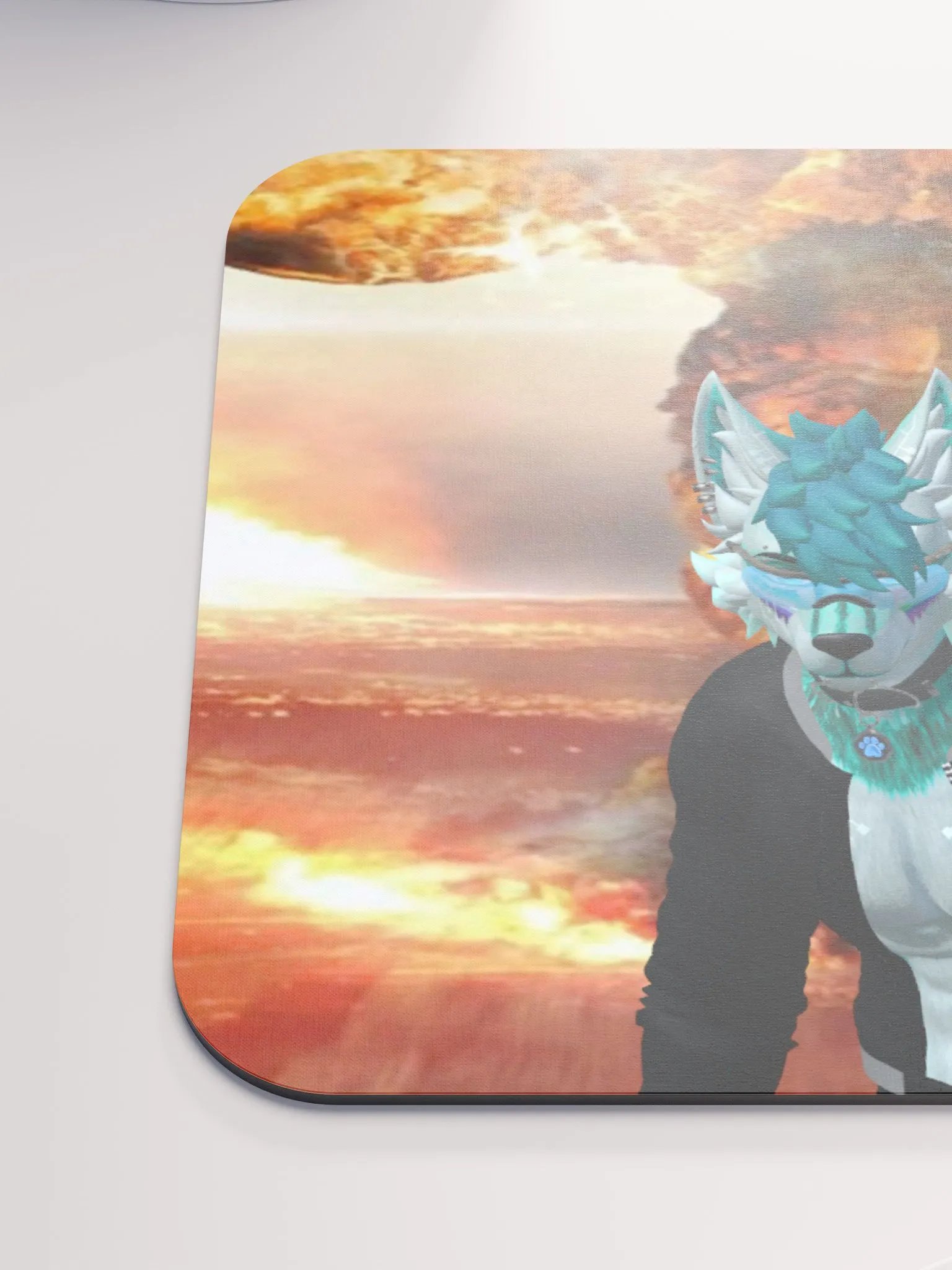 neon mint Mouse Pad product image (6)