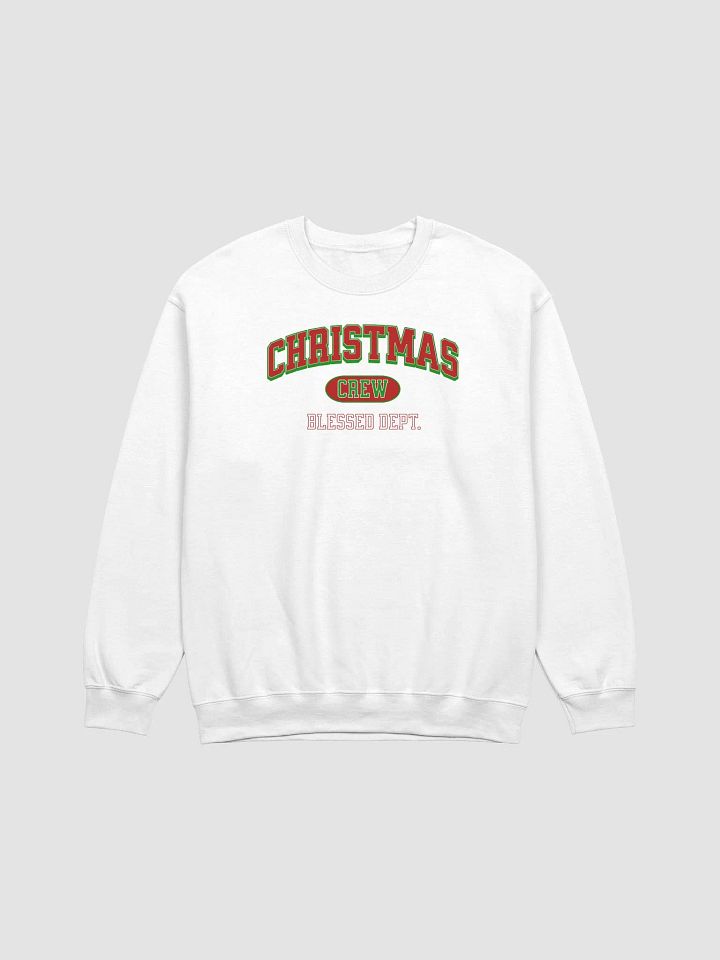 Christmas Crew Blessed Collegiate Style Holiday Crewneck product image (1)