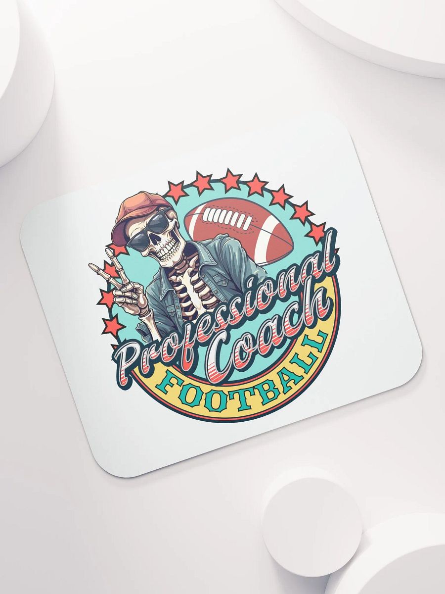 Professional Coach Skeleton Football Mouse Pad product image (5)