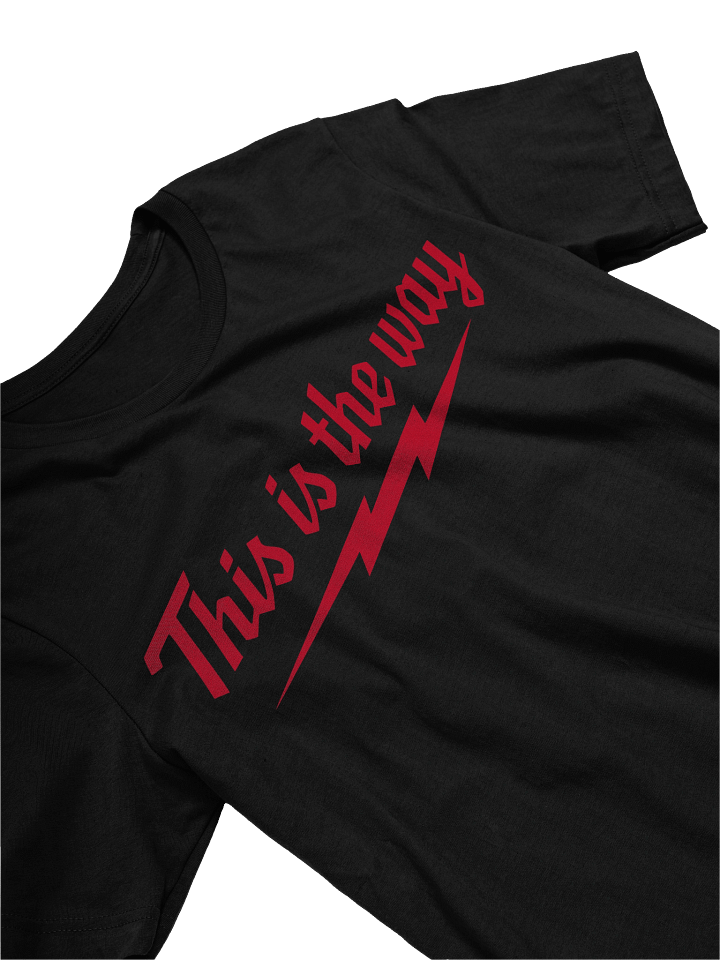 THIS IS THE WAY TEE (RED LOGO) product image (1)