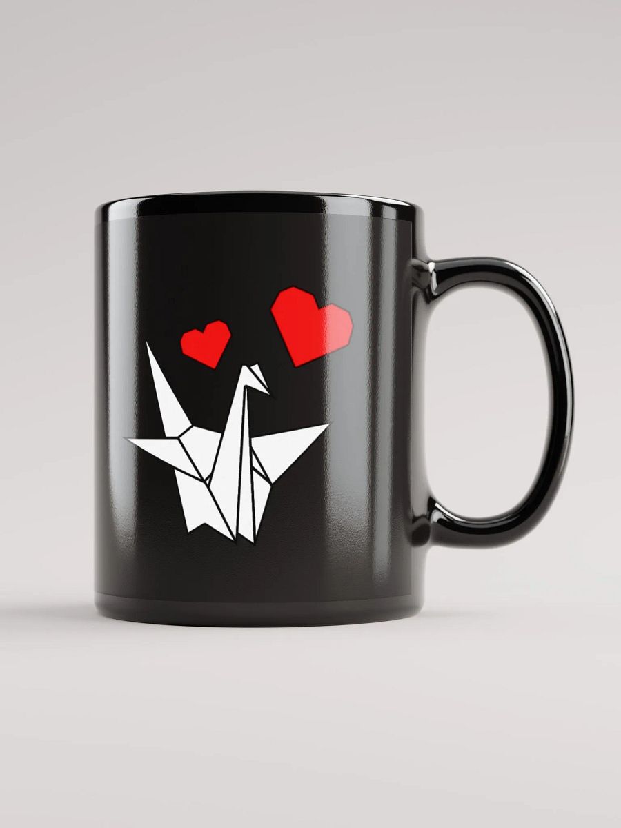 Origami Love Mug - Black product image (1)