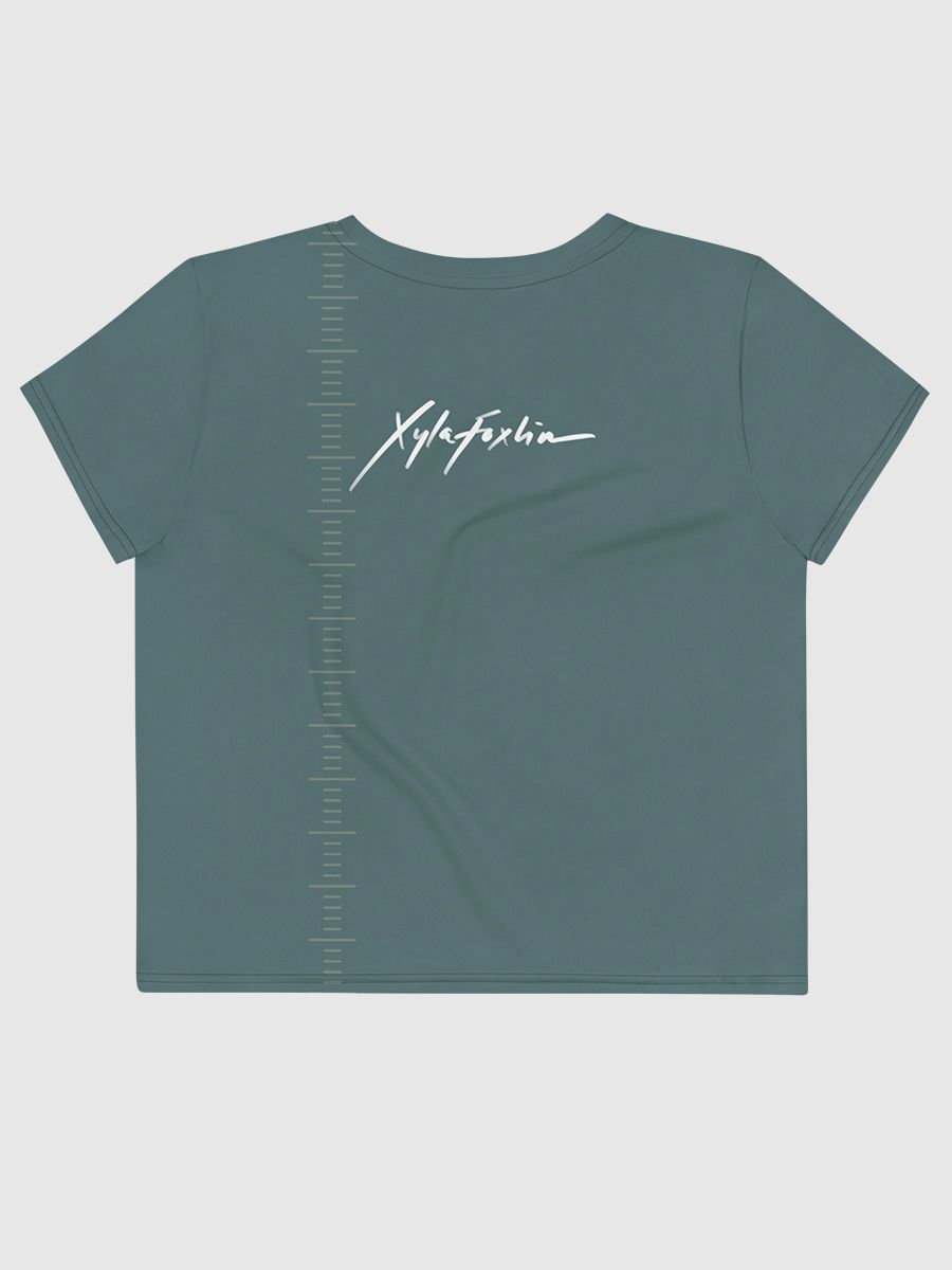 Measure Once Cut Twice Crop Top (Green) product image (5)