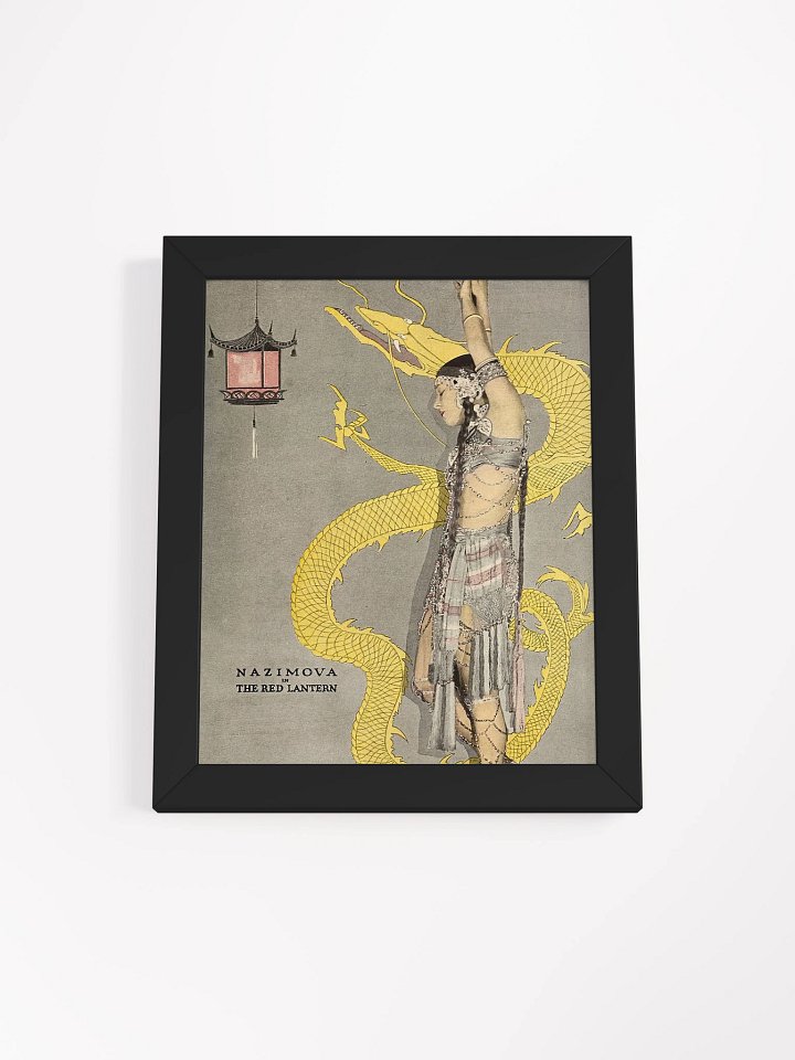 Nazimova The Red Lantern Framed Poster product image (2)
