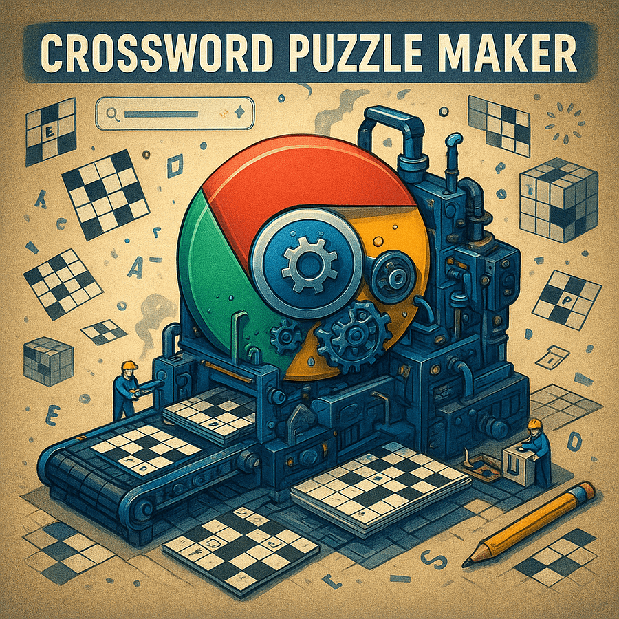 Crossword Puzzle Maker – Smart & Advanced Grid Generator (Save & Export Ready) product image (1)