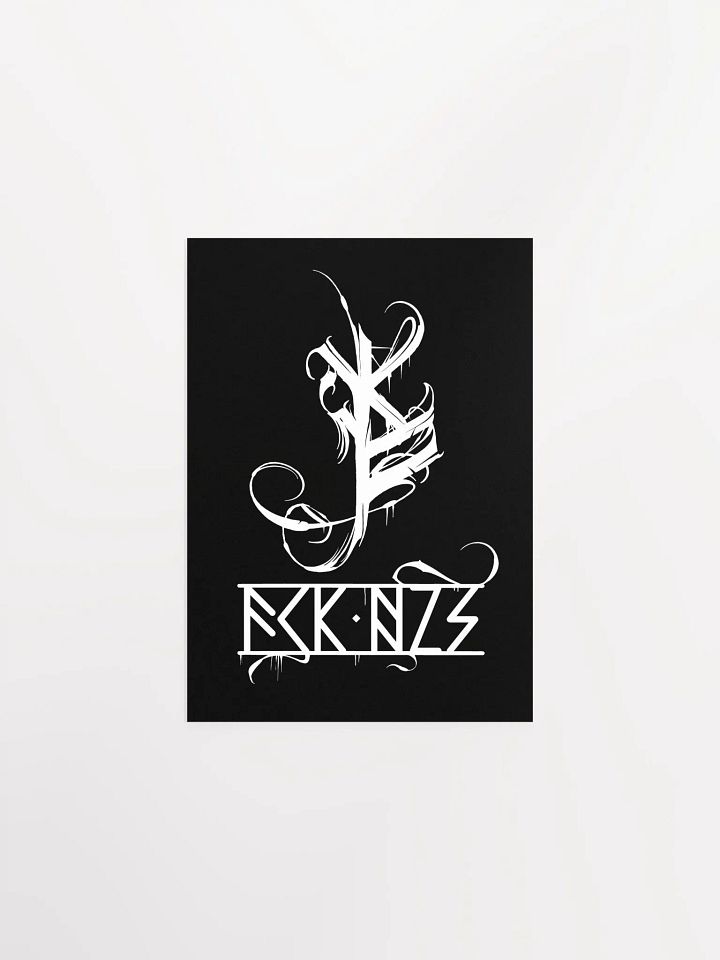 FCK NZS Rune + Futhark Poster product image (2)