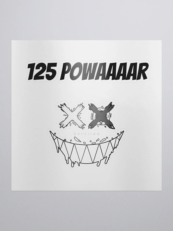 125 Powaaaar Sticker product image (1)